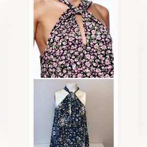 Zara Twist Neck Halter Top